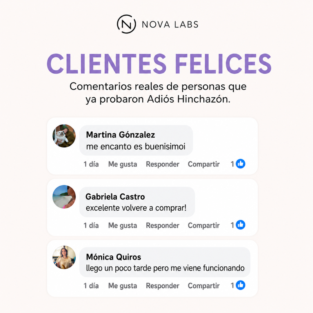 ADIÓS HINCHAZÓN